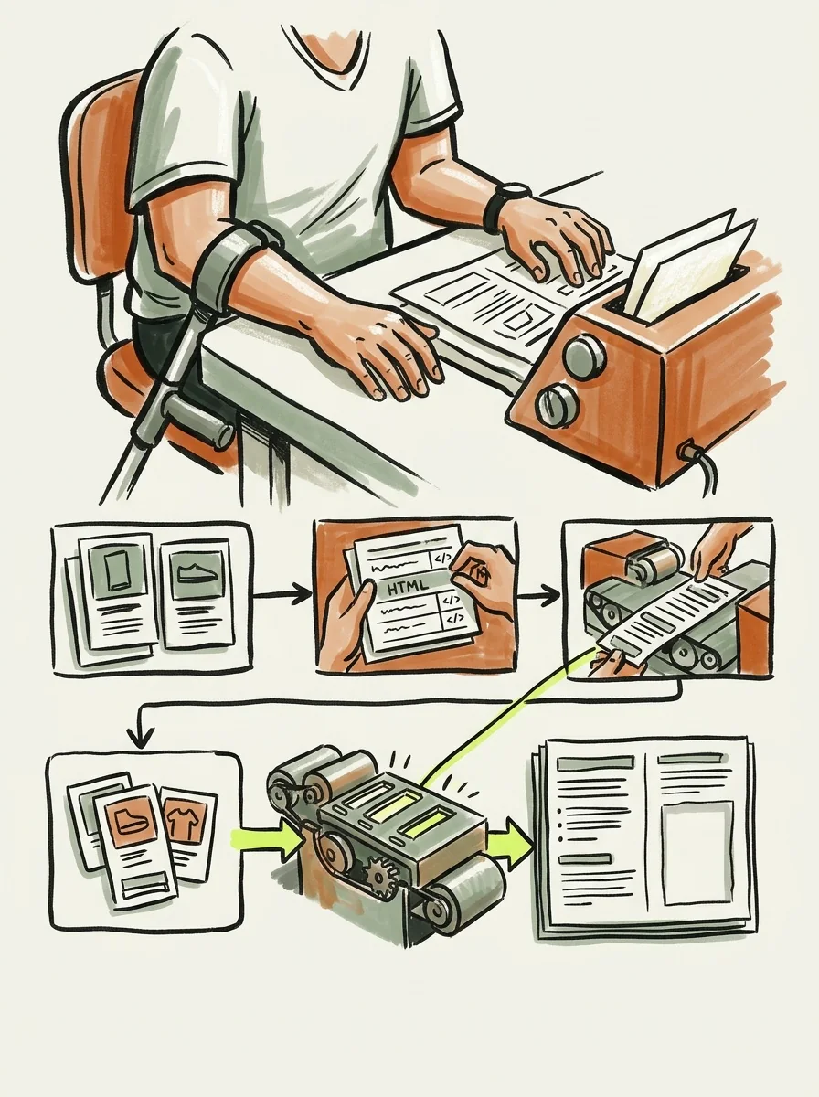 Illustrative marker lab artwork for compare product specifications.