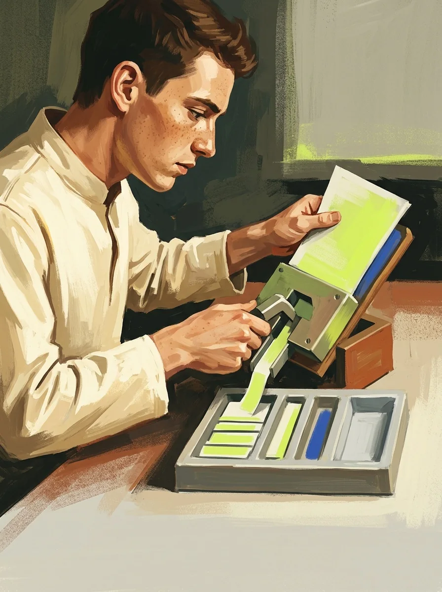 Illustrative painted studio artwork for extract page metadata.