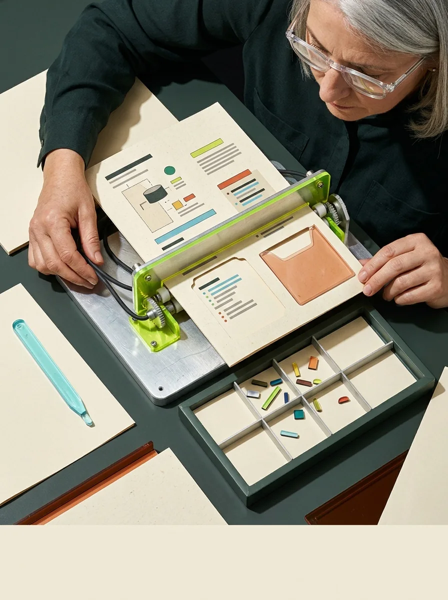 Illustrative flash workbench artwork for extract product links.