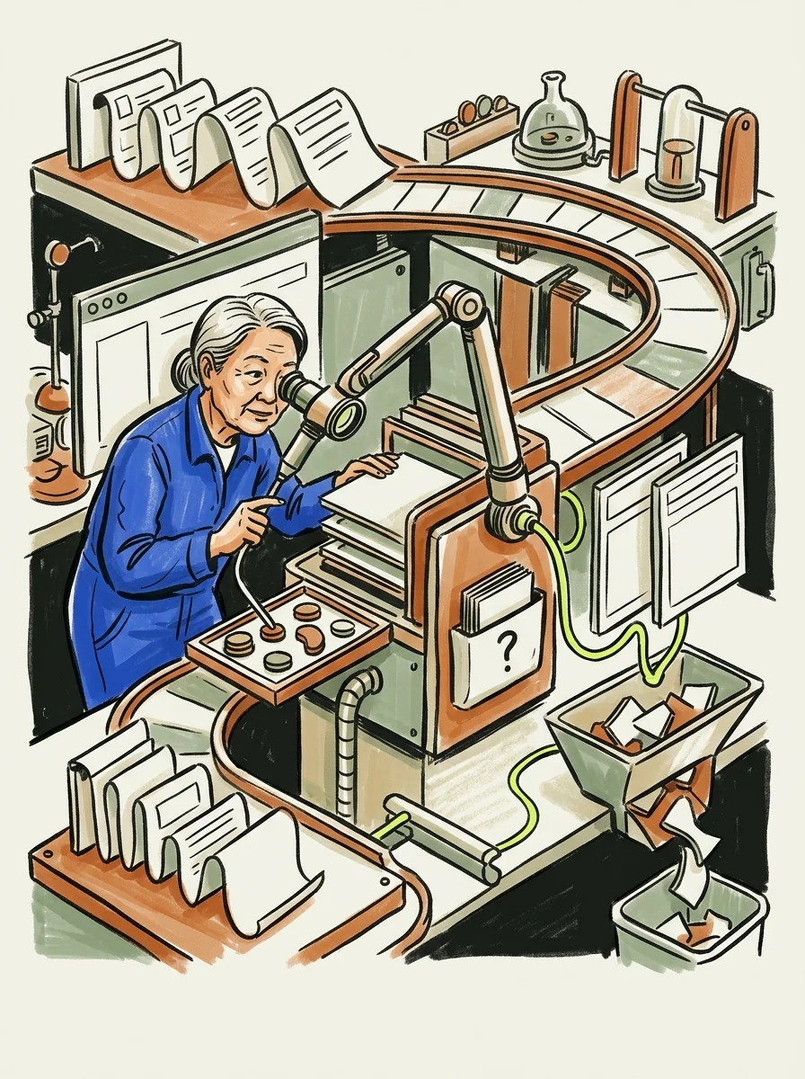 Illustrative marker lab artwork for find heading level skips.