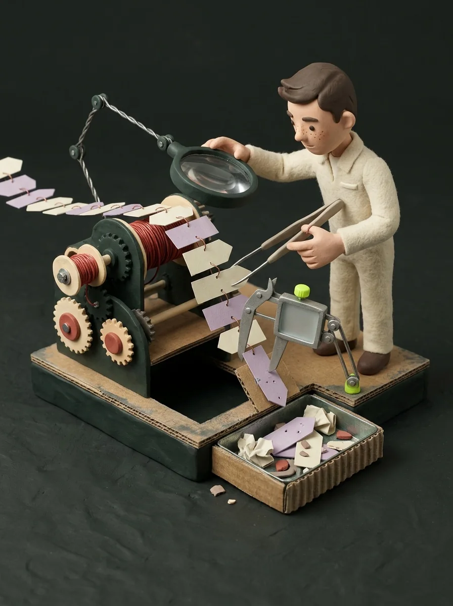 Illustrative pocket clay lab artwork for find low authority backlinks.