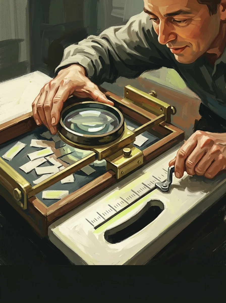Illustrative painted studio artwork for find rising keyword demand.
