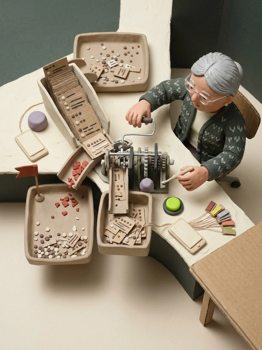 Illustrative pocket clay lab artwork for linkedin engagement rate.